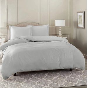 gray duvet cover